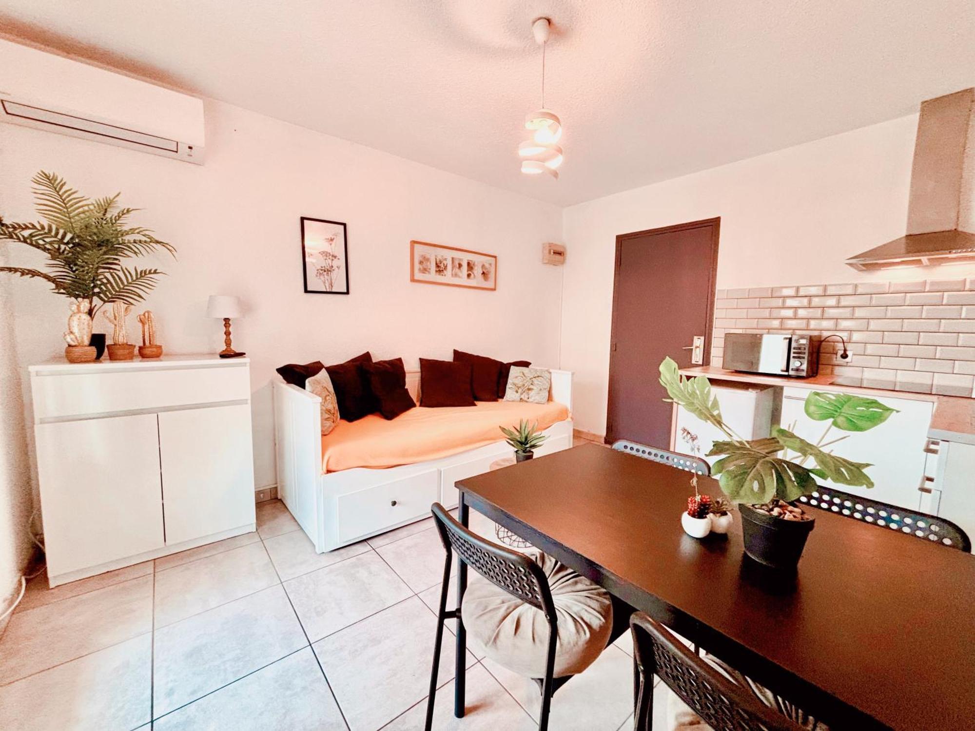 Appartement Calme Avec Jardin Privatif - 3 - Canet-en-Roussillon Luaran gambar